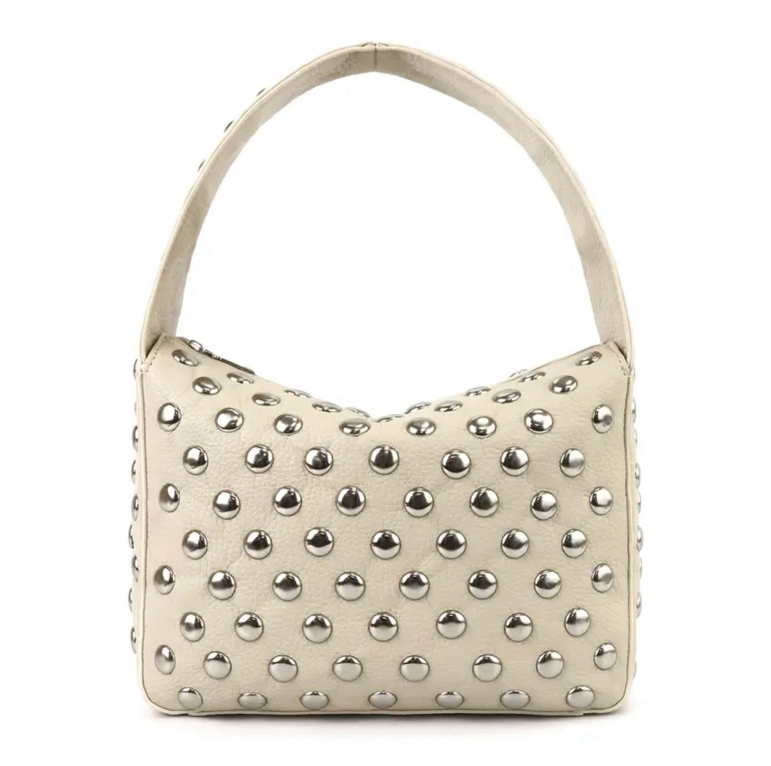 Stud Vegan Faux Leather Small Bag