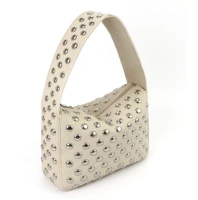 Stud Vegan Faux Leather Small Bag