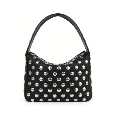 Stud Vegan Faux Leather Small Bag