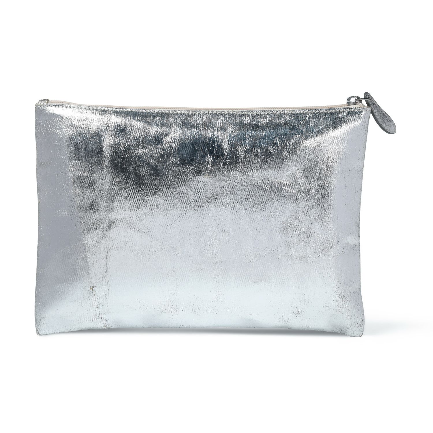 Bell &amp; Fox LILY Pouch in Silver Foil Canvas