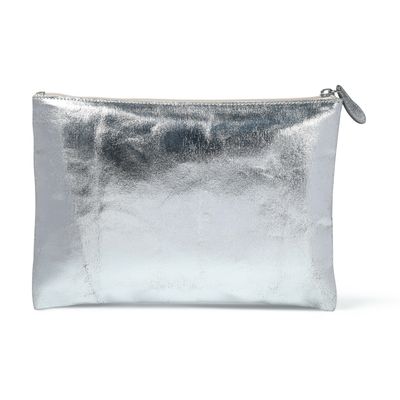 Bell &amp; Fox LILY Pouch in Silver Foil Canvas