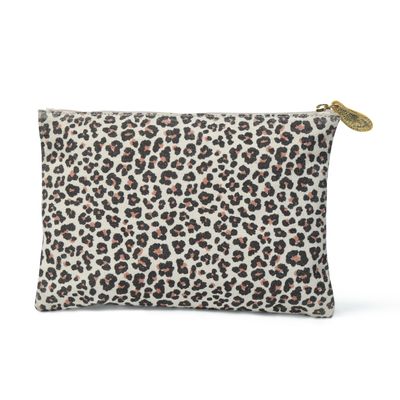 Bell &amp; Fox LILY Pouch in Leopard Canvas