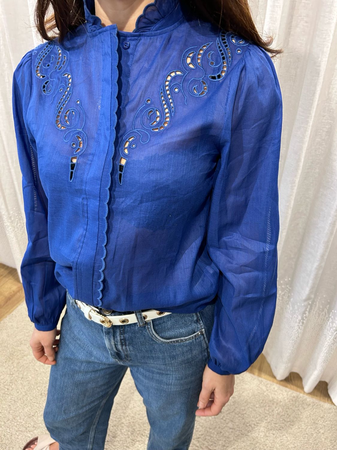 Suncoo LOVE Embroidered Shirt