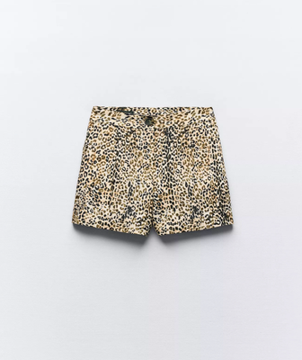 Leopard Fine Print Shorts