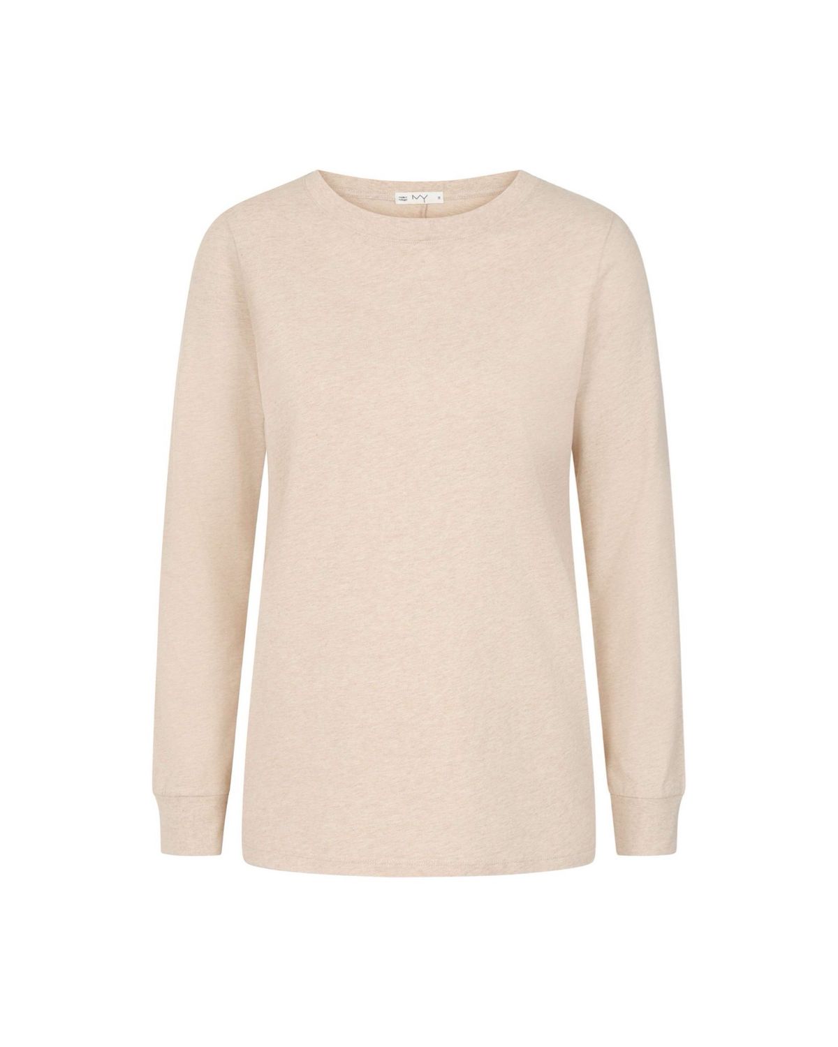 Ivy T - AUDREY Organic Cotton Oatmeal Marl T-Shirt