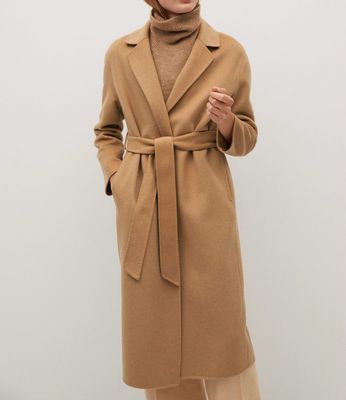 Wool Double Faced Classic Coat
