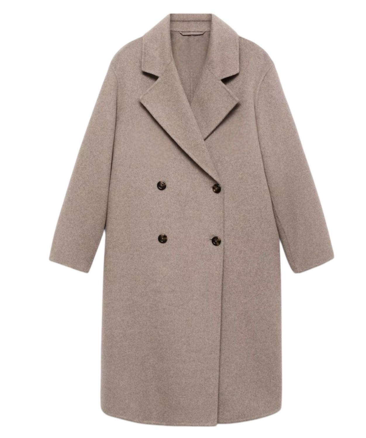 Wool Double Faced Classic Coat