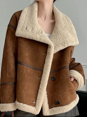 Faux Sheepskin Jacket