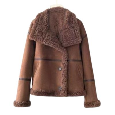 Faux Sheepskin Jacket