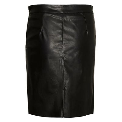 Faux Leather Skirt