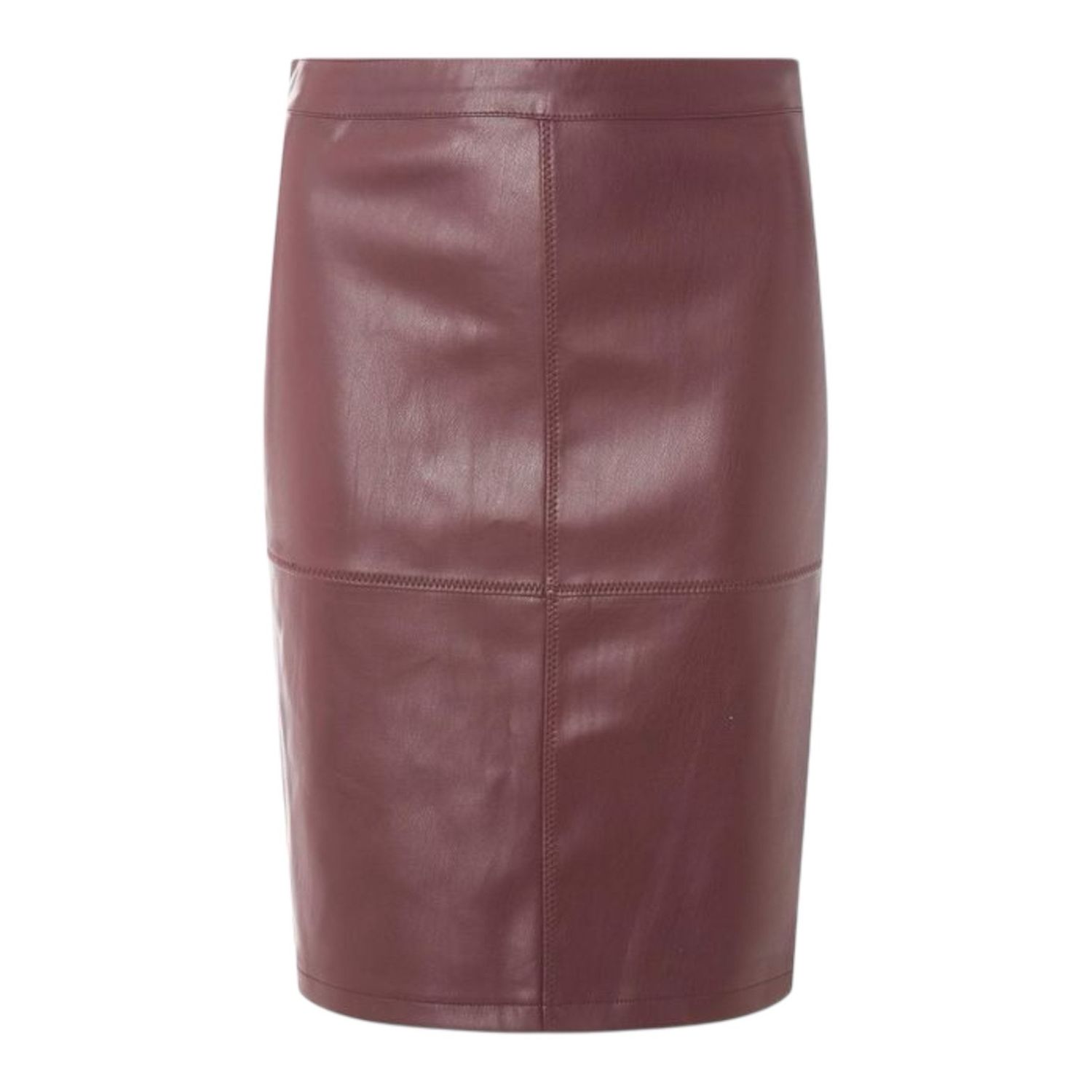 Faux Leather Pencil Skirt