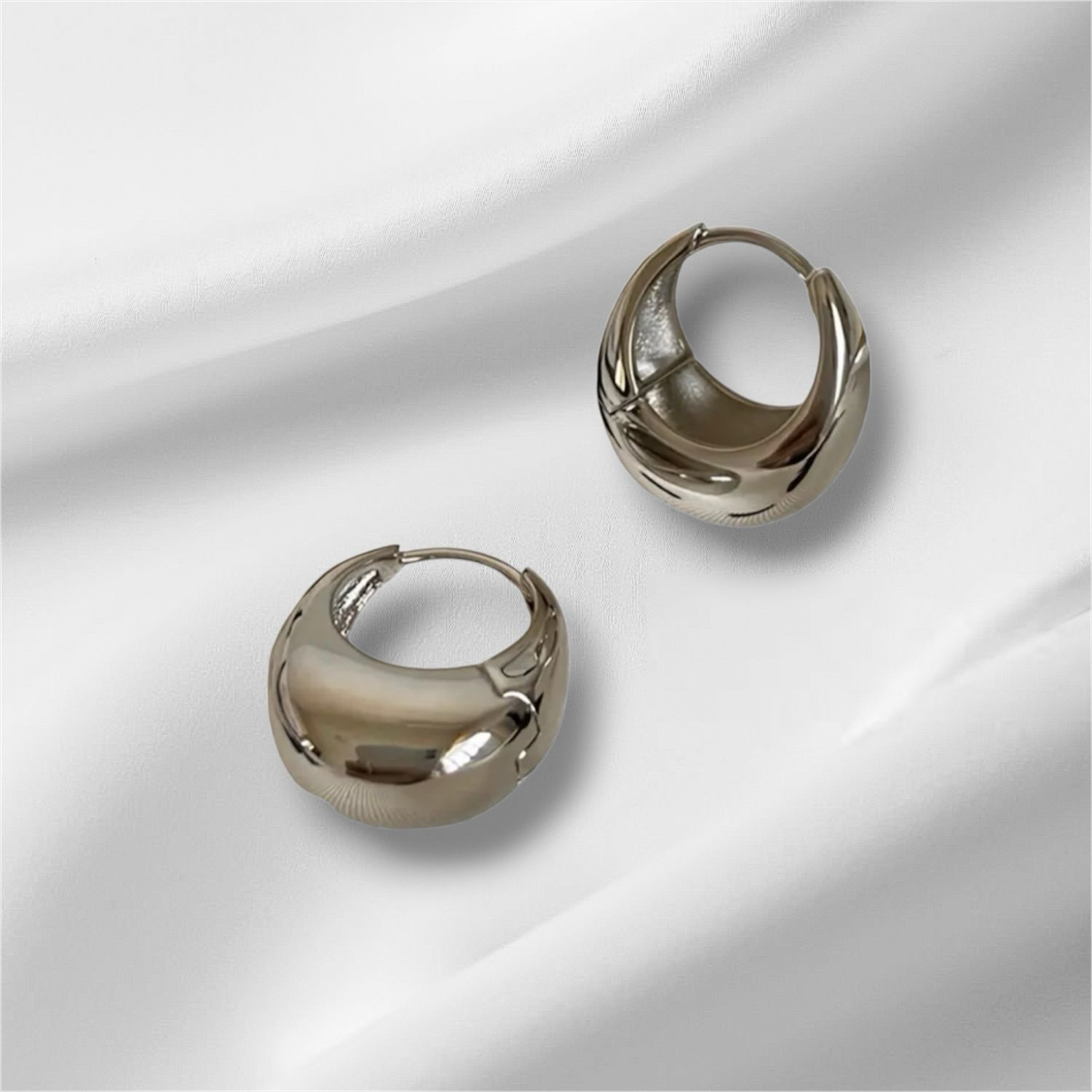 Statement Chunky Hoop Earrings