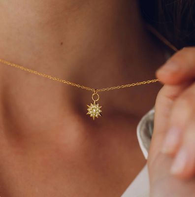 Gold Trip Celestial Star Necklace