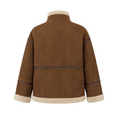 Luxury Faux Sheepskin Jacket