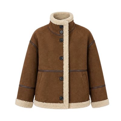 Luxury Faux Sheepskin Jacket