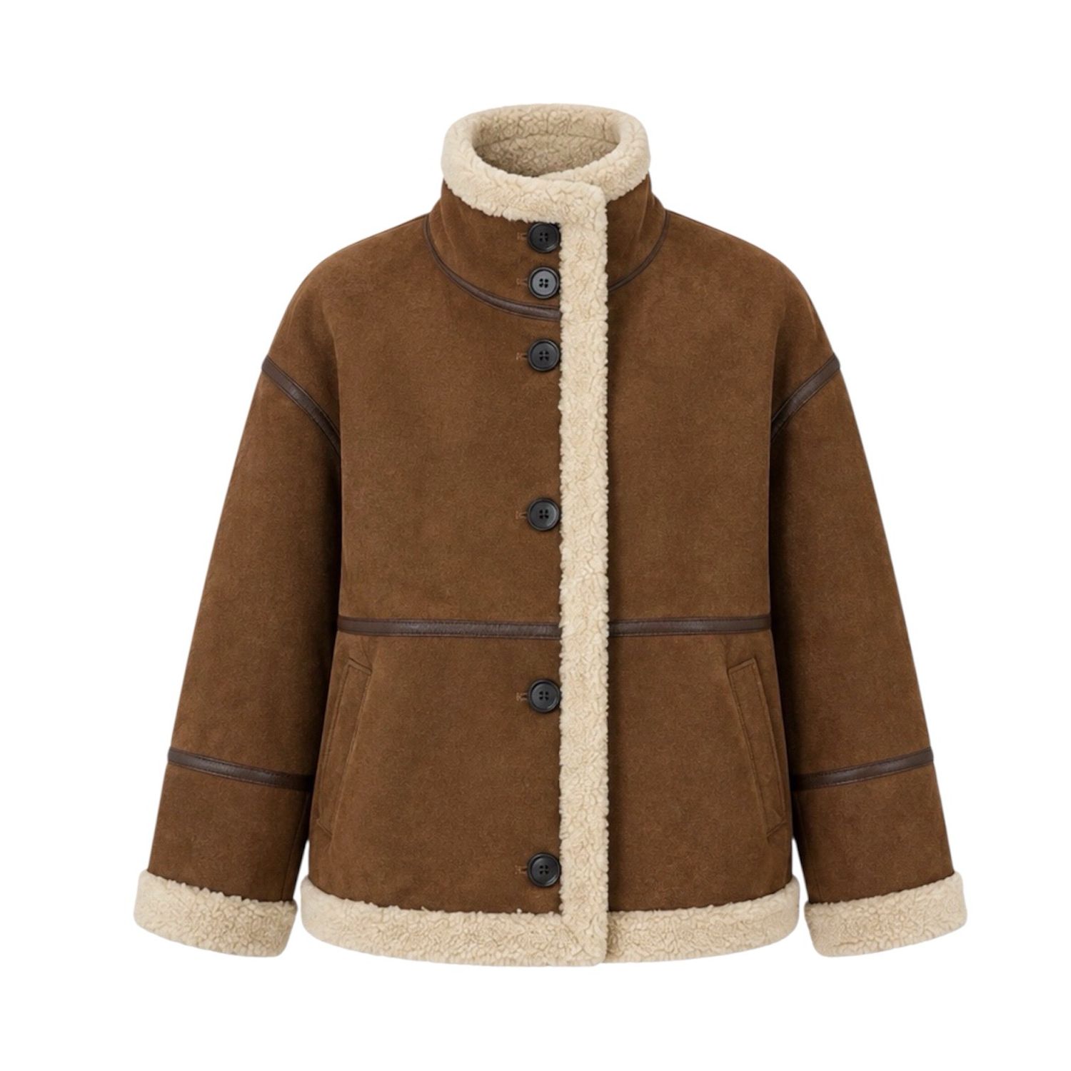 Luxury Faux Sheepskin Jacket