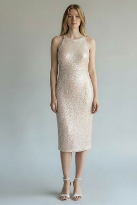 Beaubaileyrose Halter Sequin Dress