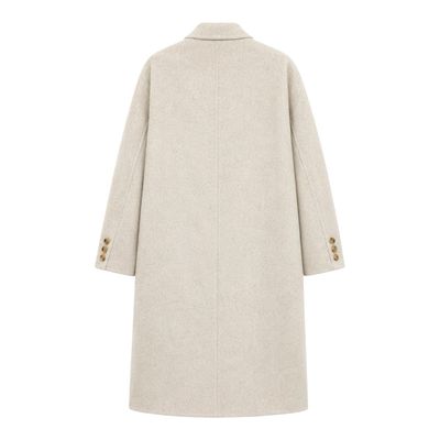 Wool Double Faced Minimalist Coat