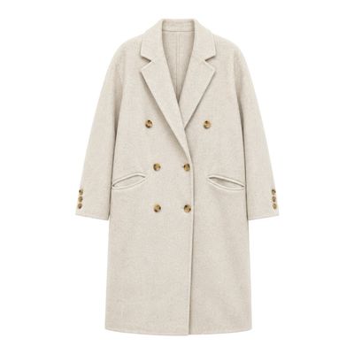 Wool Double Faced Minimalist Coat