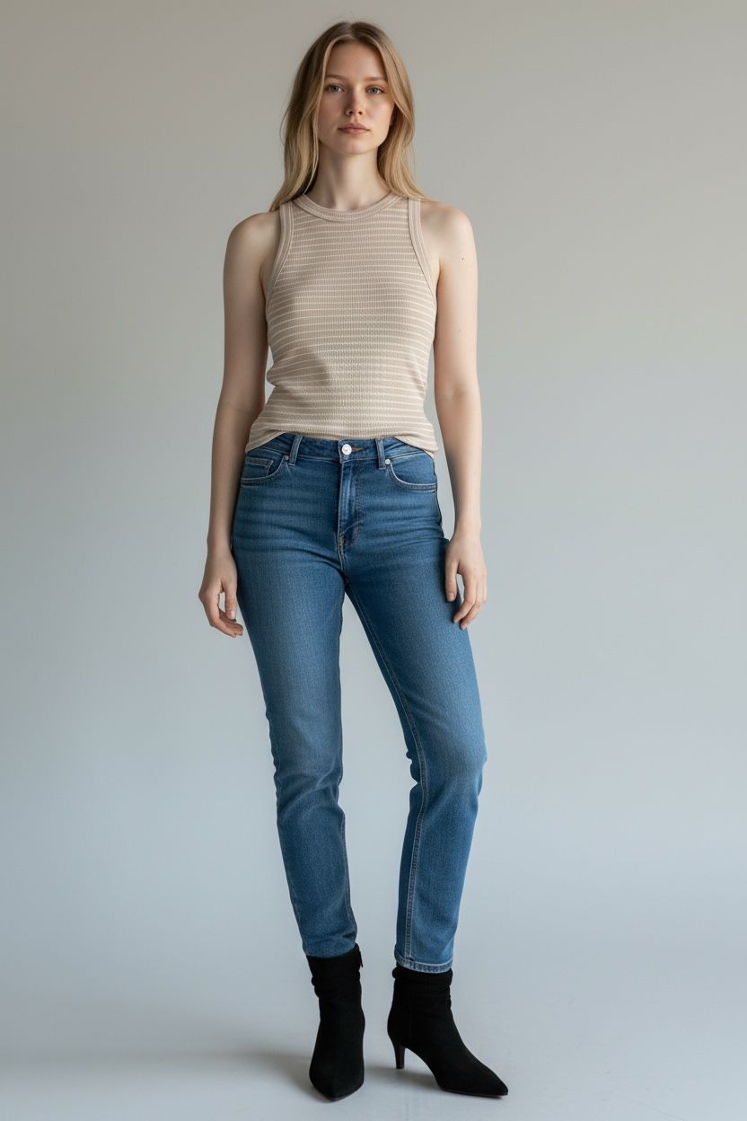 Sofie Schnoor - JULLIE Stripe Rib Top