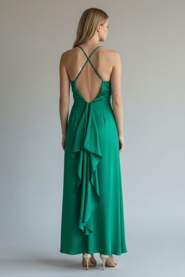 Halston Heritage Halter Neck Dress