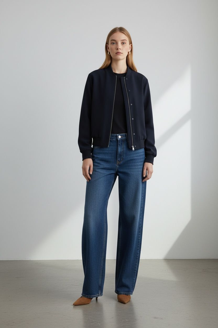 My Essential Wardrobe MEGAN Tailored Bomber Jacket