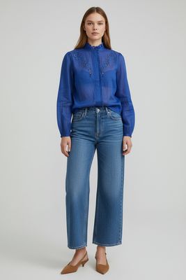 Suncoo LOVE Embroidered Shirt