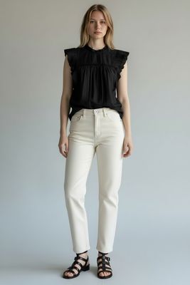 Suncoo LOROCO Cotton Embroidered Top