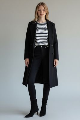 Wool Oversized Minimalist Coat