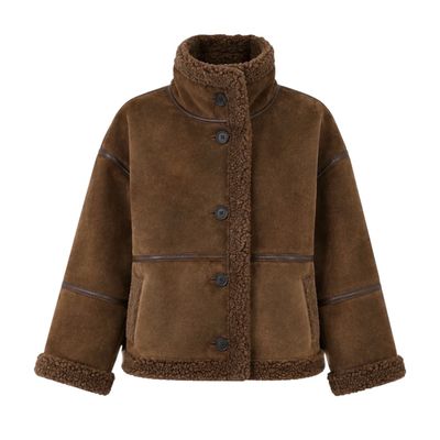 Luxury Faux Sheepskin Jacket