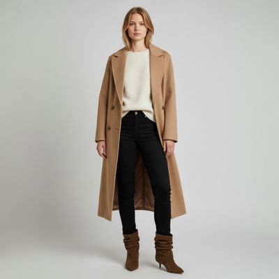 Wool Double Faced Coat