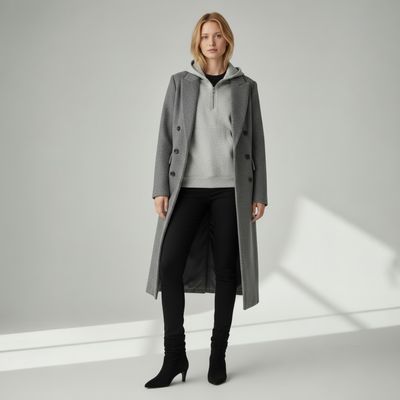 Wool Double Faced Coat