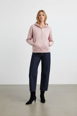 Earth Positive® Women's Half Zip Hoodie