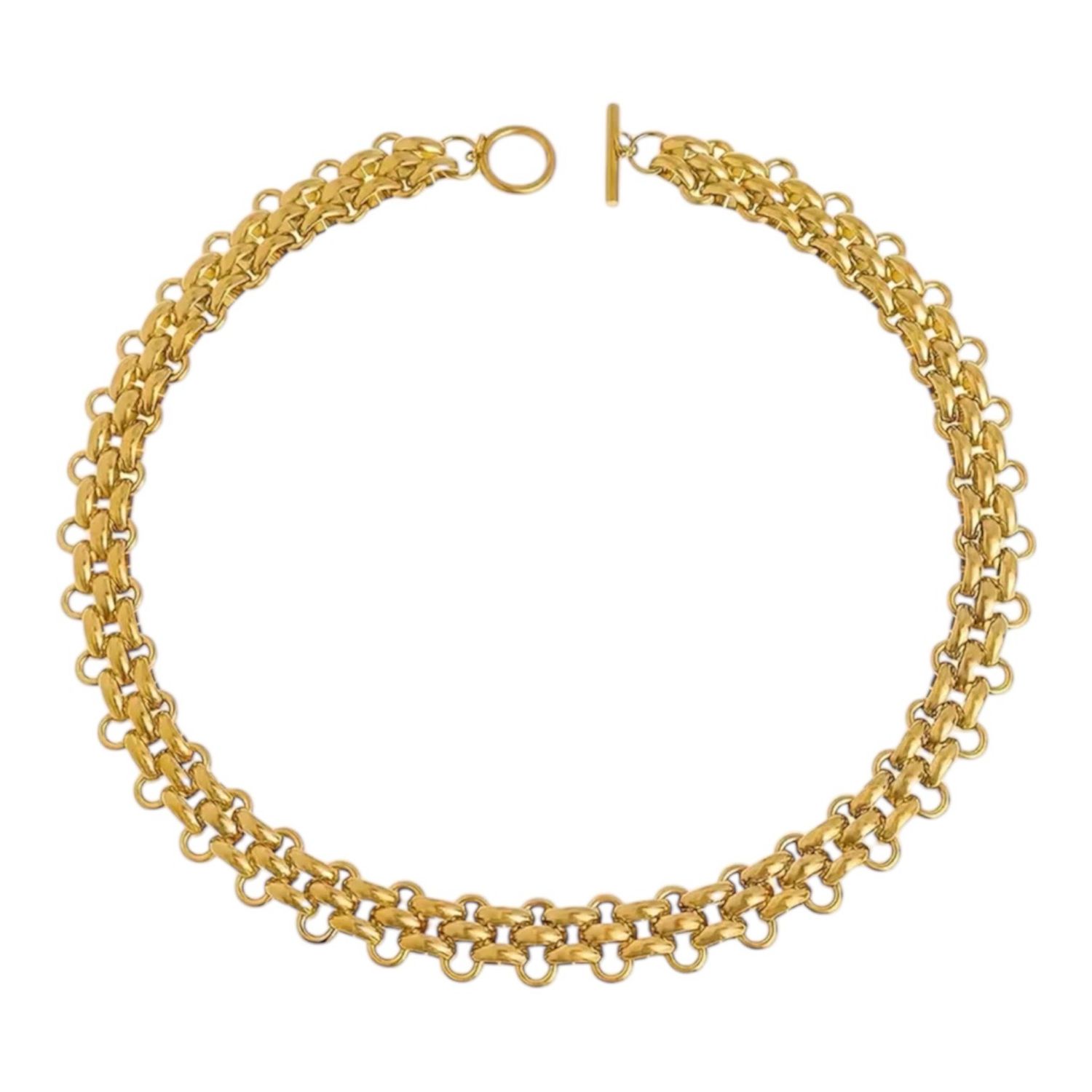 Cuban Chunky Statement Necklace