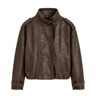 Faux Leather Jacket