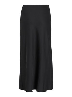 Satin Bias Cut Midi Skirt