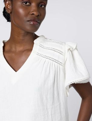 Eleven Loves - LEXI Cheesecloth Blouse