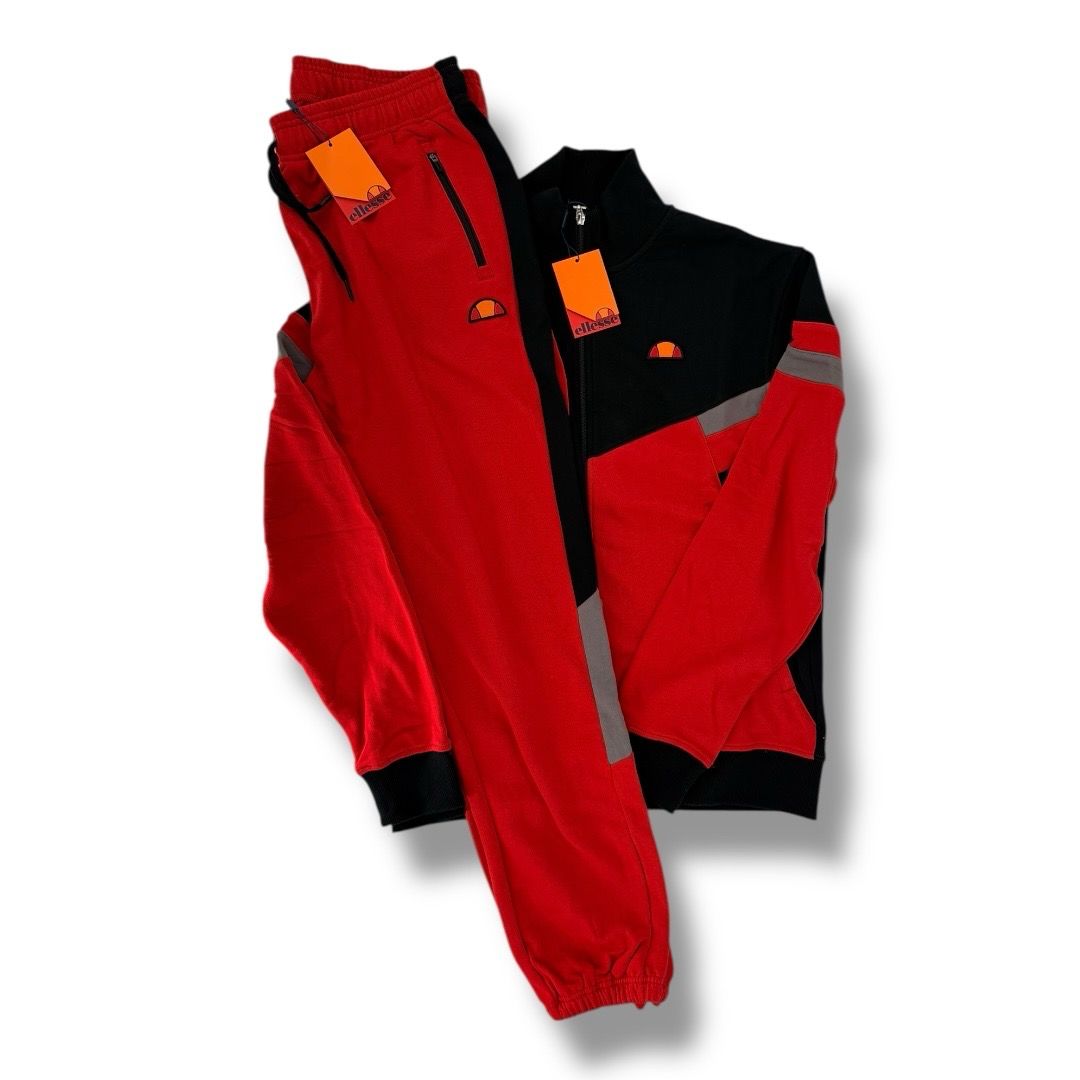 Ellesse Tracksuit Red