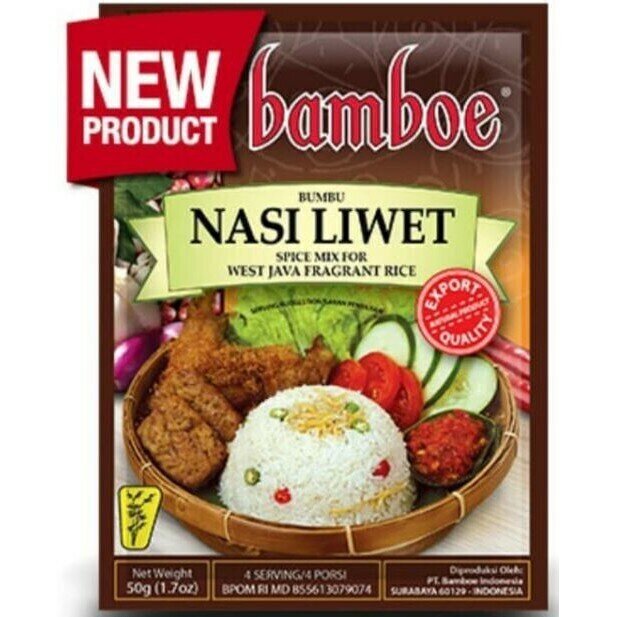 Bamboe Brand - NASI LIWET 50 grams