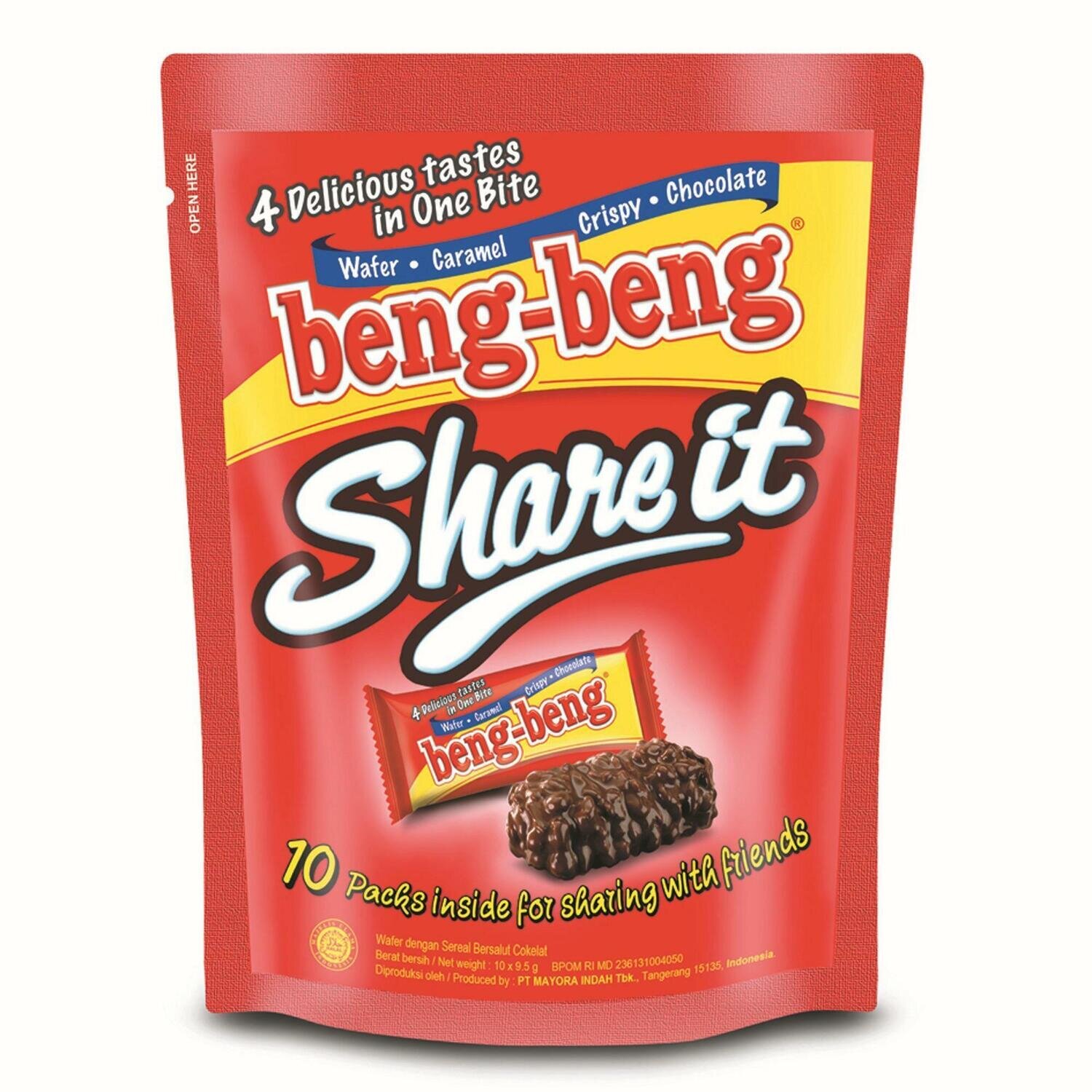 beng-beng Share it - 10 Packs inside  (total 95 grams)