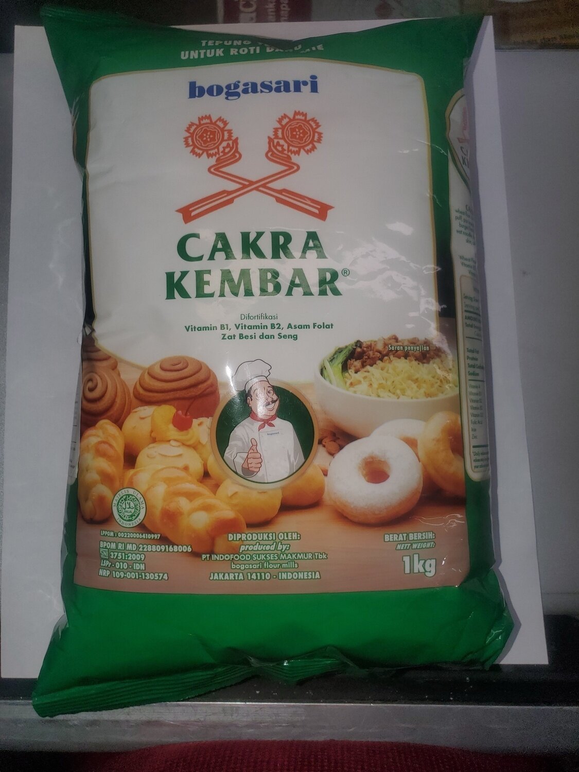 bogasari Tepung Terigu CAKRA KEMBAR - 1 kg