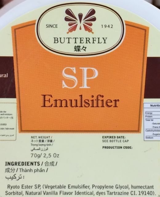 Butterfly Brand Emulsifiers - SP