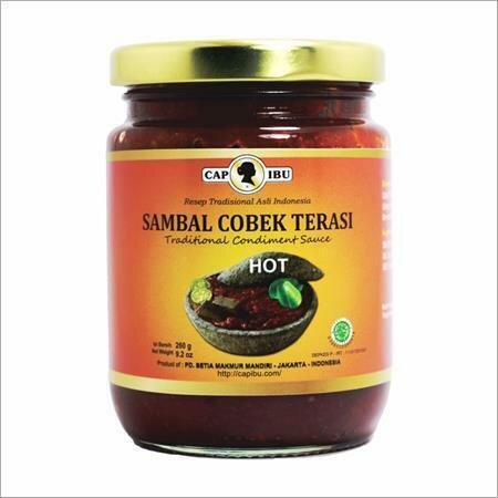 Cap Ibu Sambal Cobek Terasi HOT - 240 grams