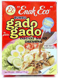 Enak Eco Gado Gado / Instant Peanut Salad dressing 200 gr