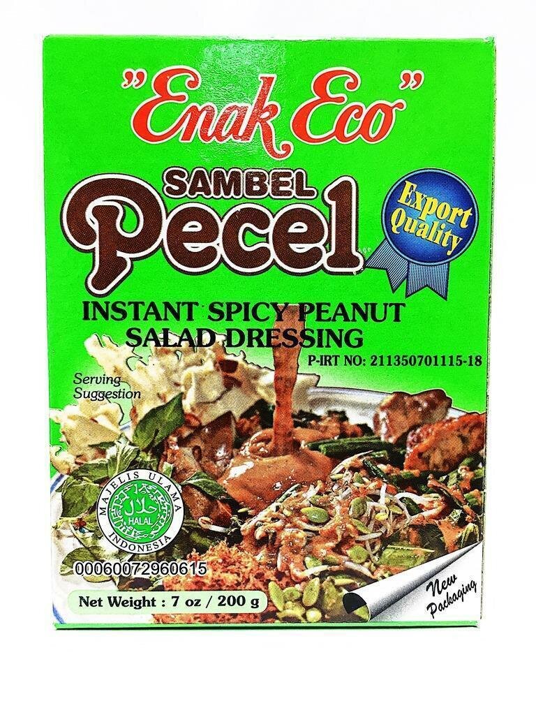Enak Eco Sambel Pecel / Instant Spicy Peanut Salad Dressing 200 gr
