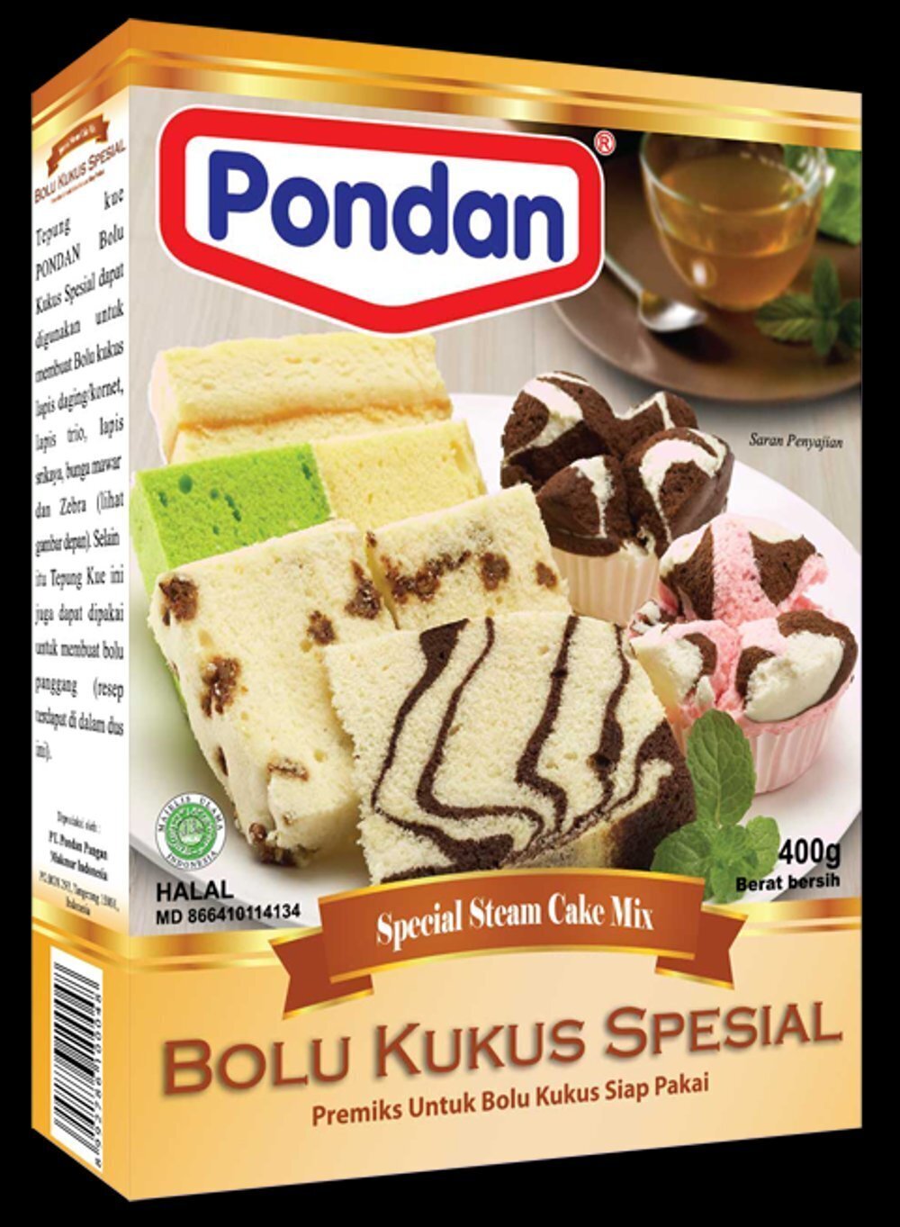 Pondan - Bolu Kukus Serbanguna Mix 400 grams