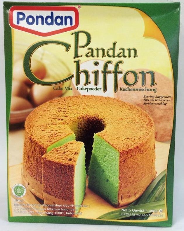 Pondan - Pandan Chiffon Cake Mix 412 grams