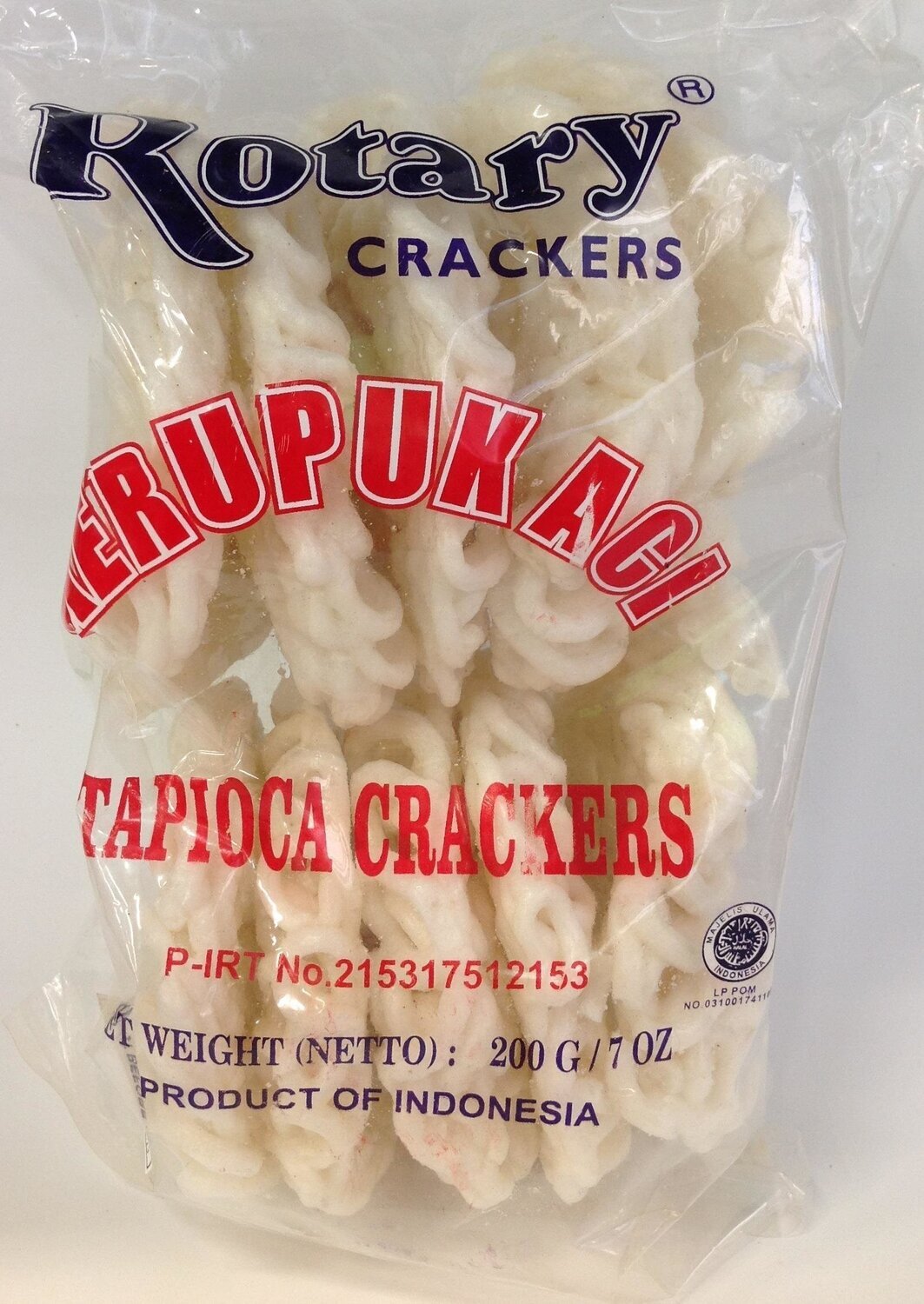 Rotary Kerupuk Aci/ Tapioca Crackers 200 grams - Ready to Eat