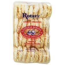 Rotary Kerupuk Bawang/Garlic Crackers -210 grams