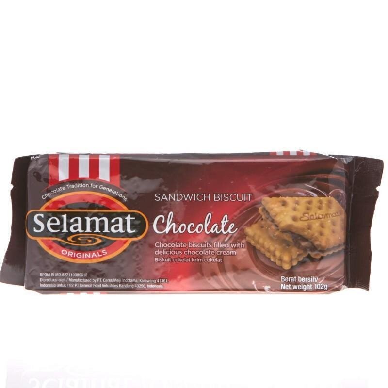 Selamat Chocolate Sandwich Biscuits 102 grams